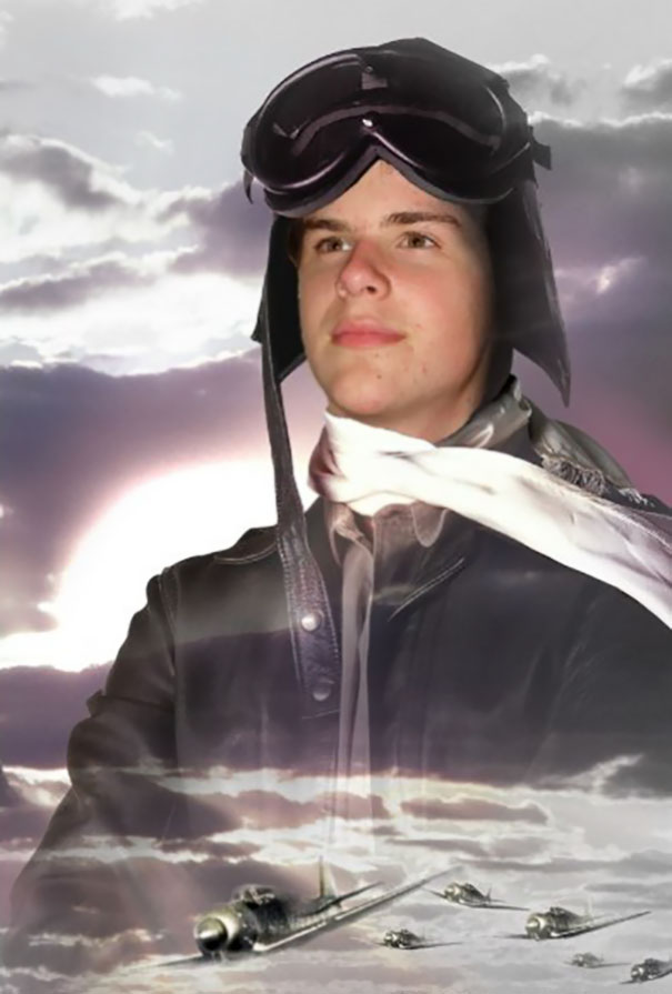 I Found This Picture Of My Boyfriend, He Said It Was From "When He Was 13 And Trying To Look Cool"