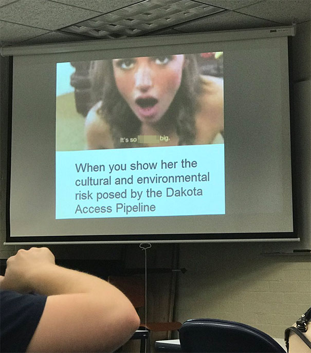 Funny college presentation about Dakota access pipeline