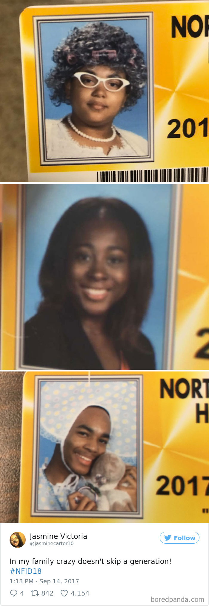 High School Let Seniors Wear Costumes For Their Student ID's And Their Pics Just Won The Internet