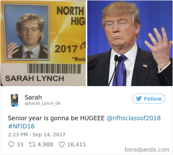 High School Let Seniors Wear Costumes For Their Student ID's And Their Pics Just Won The Internet