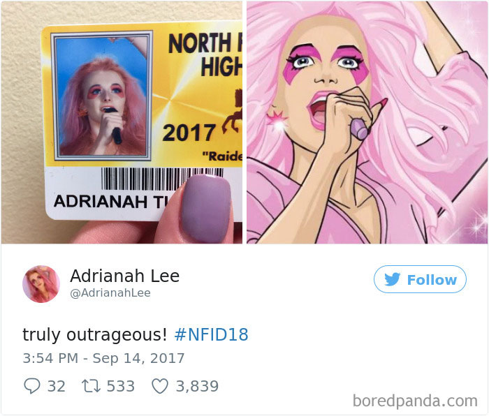 High School Let Seniors Wear Costumes For Their Student ID's And Their Pics Just Won The Internet