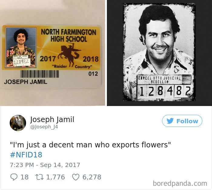 High School Let Seniors Wear Costumes For Their Student ID's And Their Pics Just Won The Internet