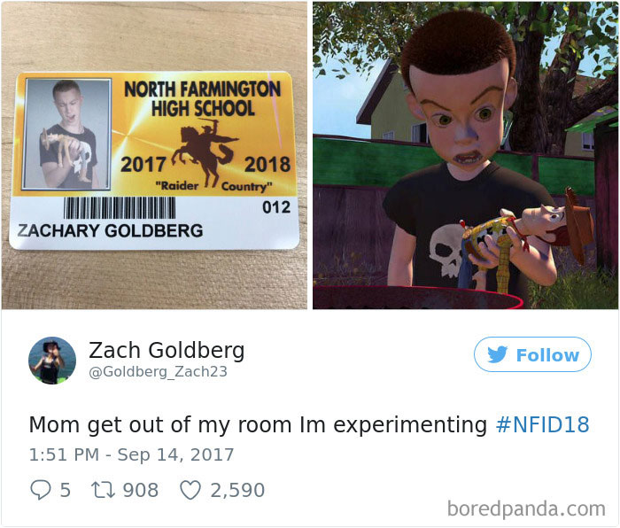 High School Let Seniors Wear Costumes For Their Student ID's And Their Pics Just Won The Internet