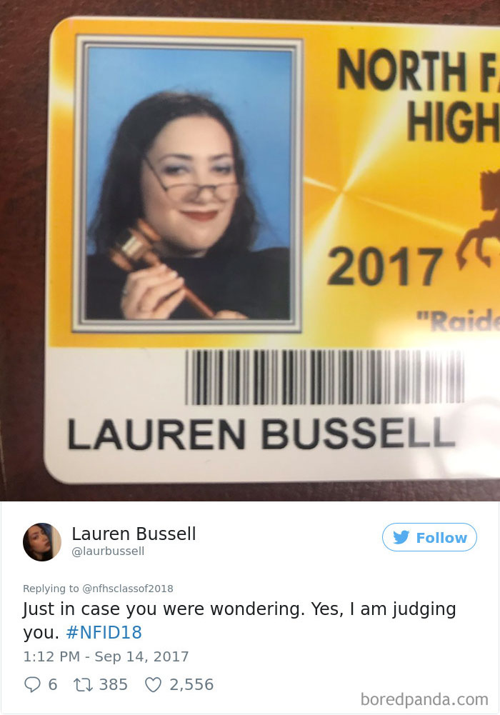 High School Let Seniors Wear Costumes For Their Student ID's And Their Pics Just Won The Internet