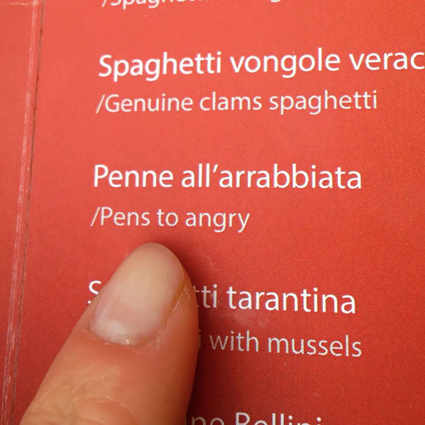 Wrong translated menu 
