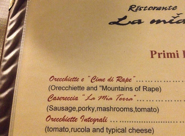 Wrong translated menu 