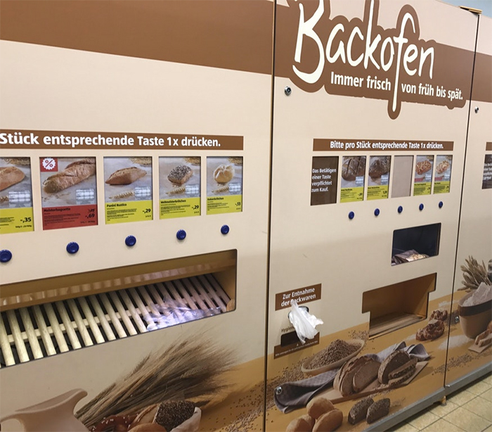 A Supermarket I Visited In Germany Has A Bread Dispenser