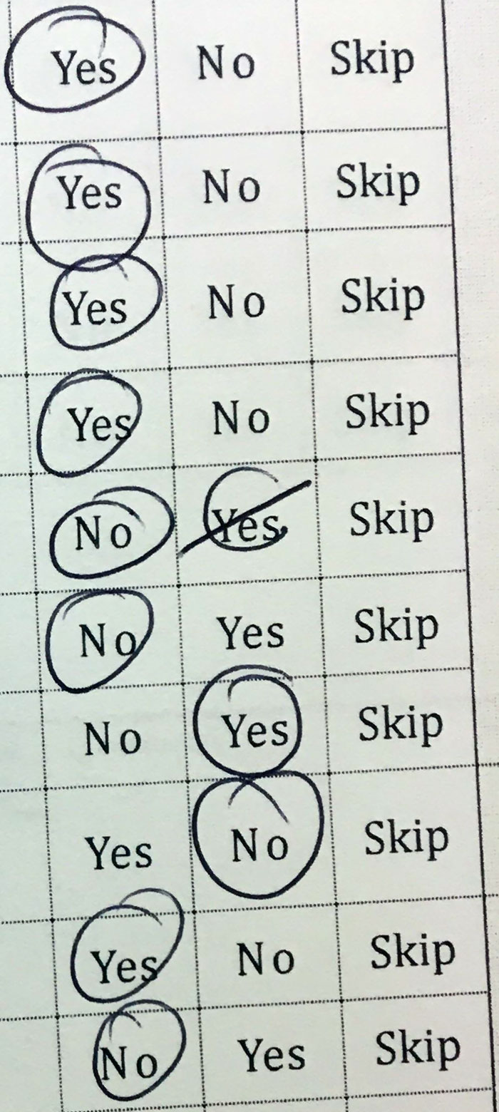 This Answer Choice Setup To This Survey