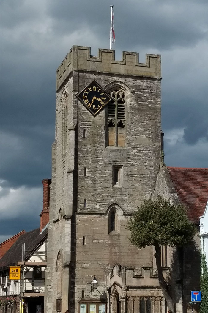 The Positioning Of This Clock On The Tower