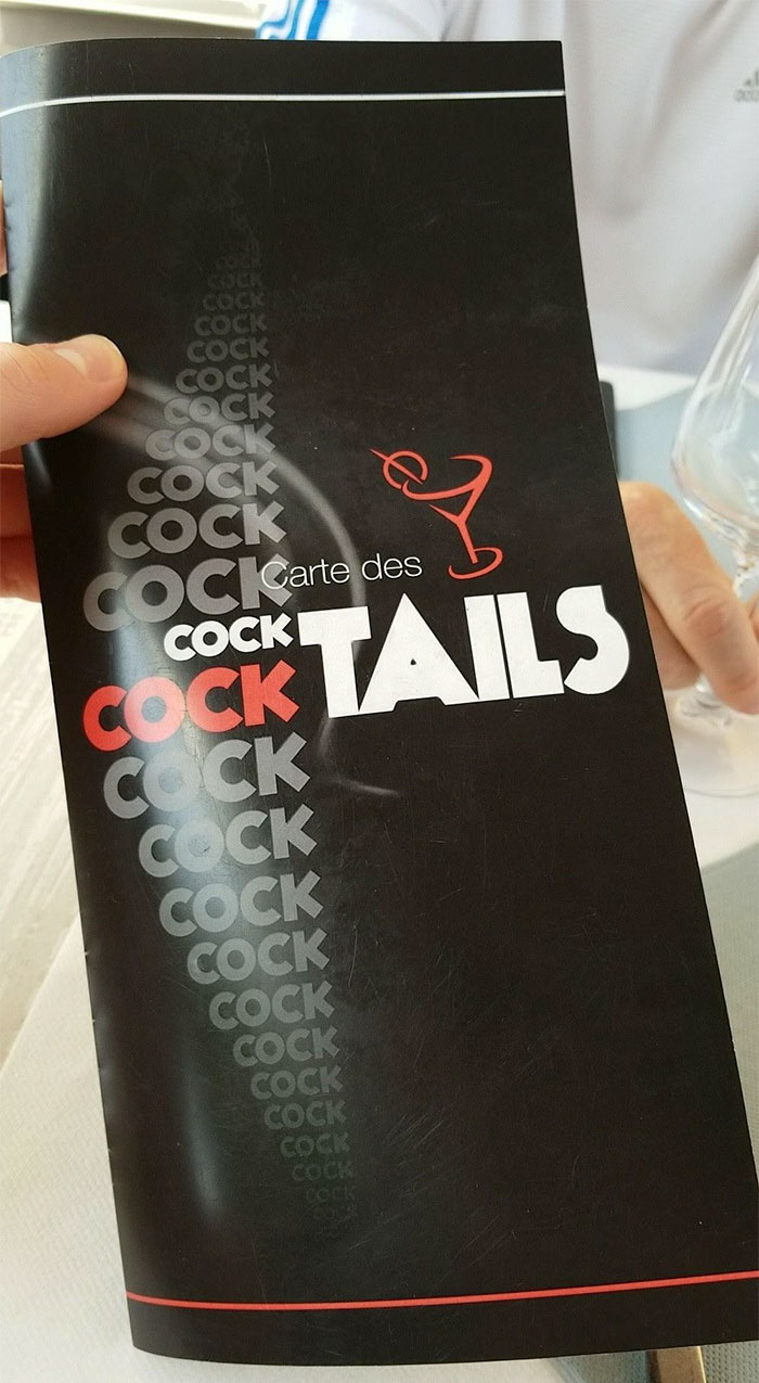 This Cocktail Menu