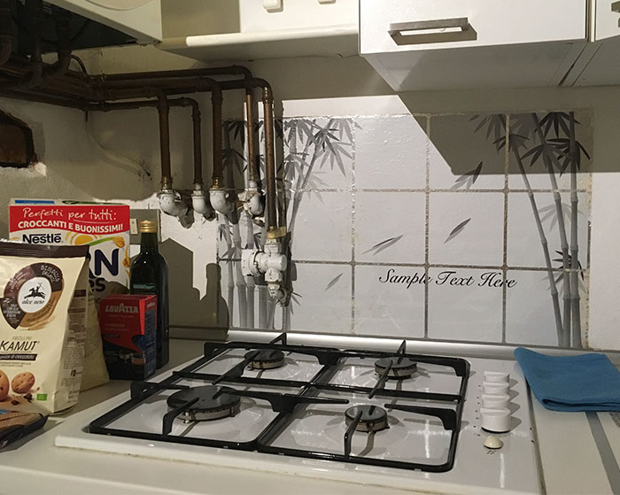 Checked Into Our Airbnb And Found These Tiles