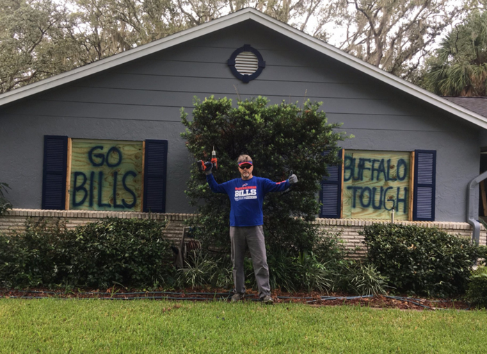 Not Scared But Definitely Prepared. Football At 1 (Hopefully) Lets Go Buffalo We Got This 