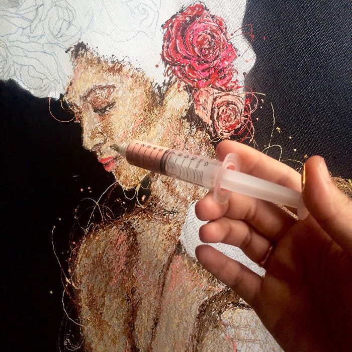 I'm A Nurse And I Use Syringes To Paint In My Free Time (Part 2)