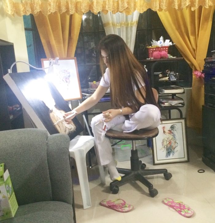 I'm A Nurse And I Use Syringes To Paint In My Free Time (Part 2)