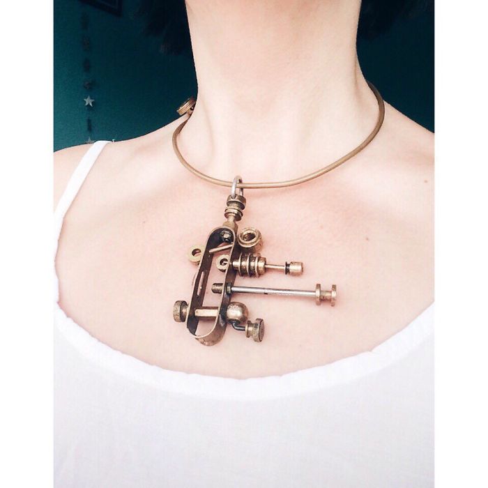 I Create One-of-a-kind Accessories From Metal Parts