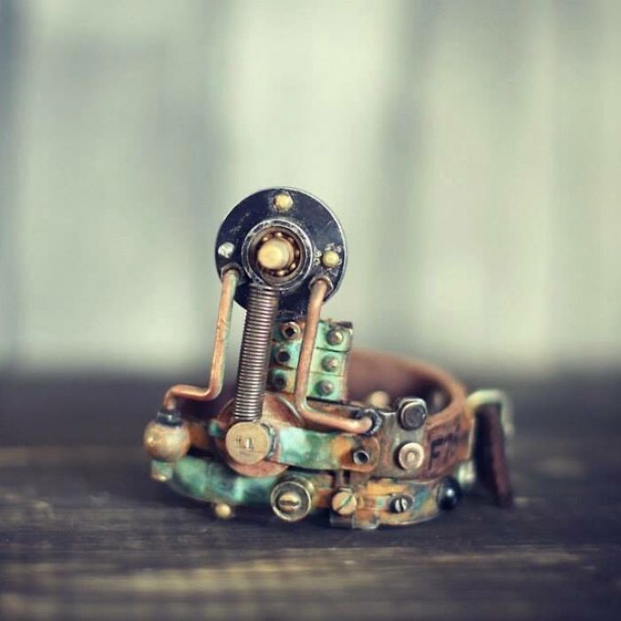 I Create One-of-a-kind Accessories From Metal Parts