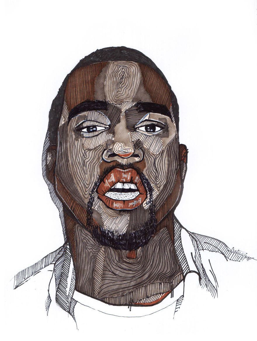 I Spent My Summer Illustrating Different Portraits Of Famous Characters