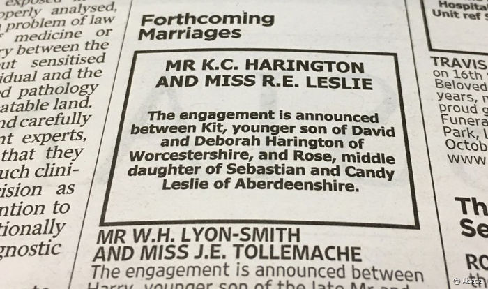 Jon Snow And Ygritte Just Made Their Engagement Official With An Advert In London Newspaper Jon Snow And Ygritte Just Made Their Engagement Official With An Advert In London Newspaper