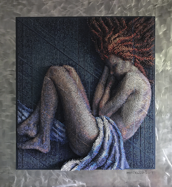 Artist Uses Up To 20,000 Screws To Create Impressive Portraits, Absolutely Nails Them Artist Uses Up To 20,000 Screws To Create Impressive Portraits, Absolutely Nails Them