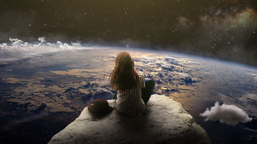 I Combined Images To Visualize The Worlds Of My Imagination