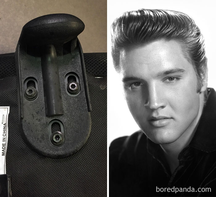 This Part Of My Office Chair Looks Like "The King"