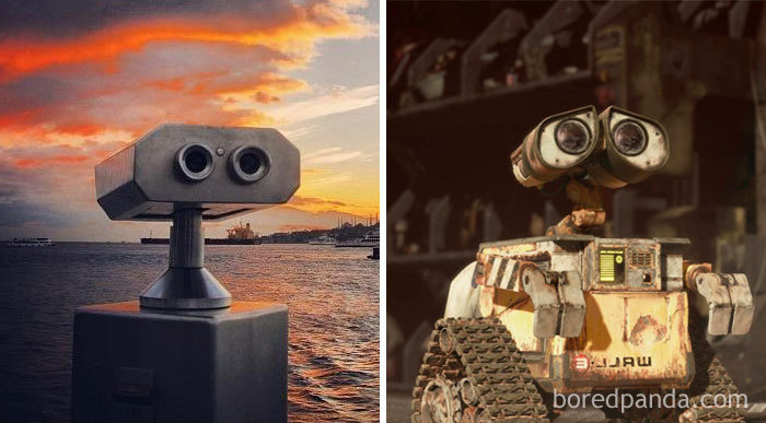 This Coin Binoculars Look Like Wall-E