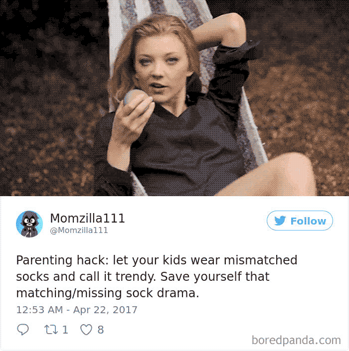 Parenting Hack Tweet