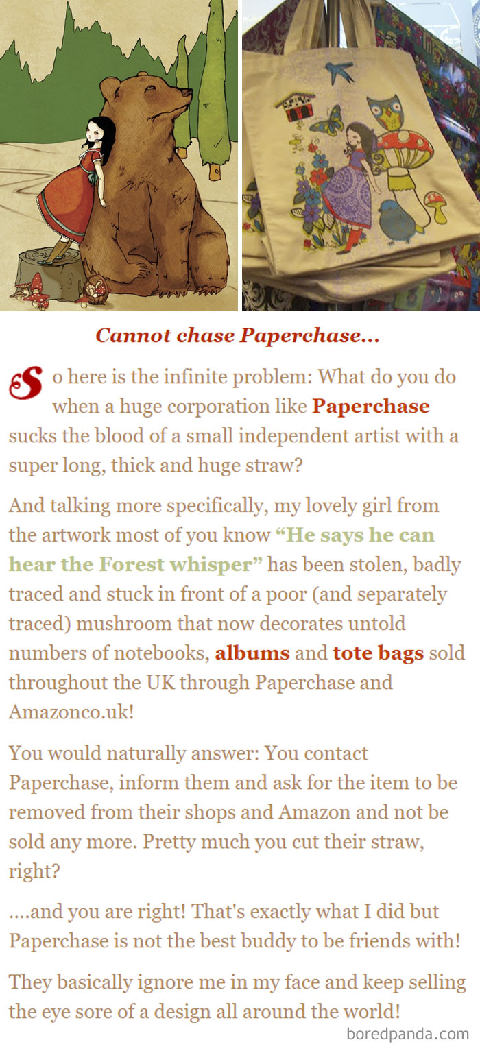 Print By Hidden Eloise On A Paperchase Bag Bearing A Similar Design