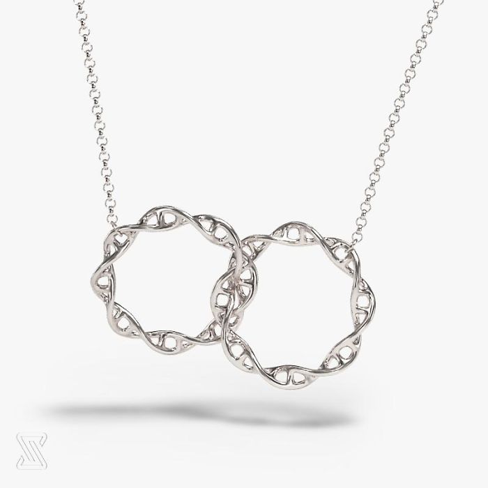 Interlocked Dna Necklace