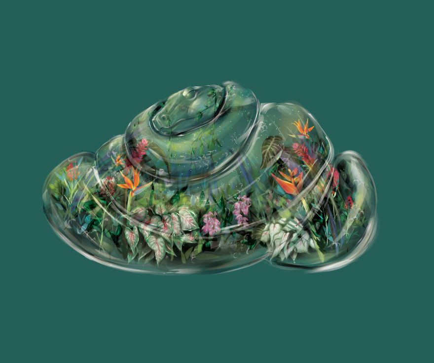 Showcasing Nature Within Glass Animals