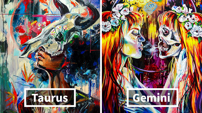 I Reveal The Characters Of Zodiacs Through Surreal Portraits Of Women