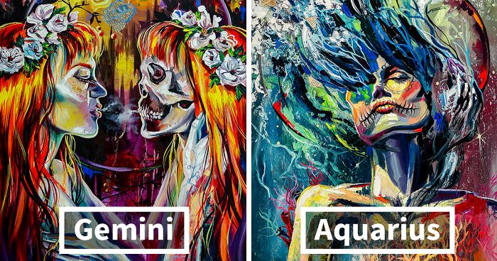 I Reveal The Characters Of Zodiacs Through Surreal Portraits Of Women