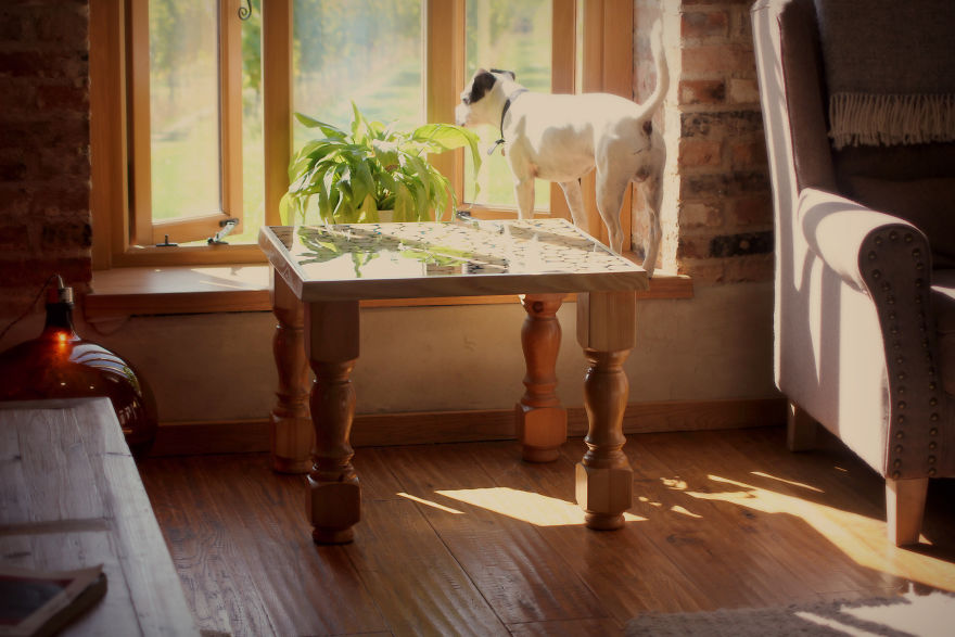We Collected Bits Of Wood And Spent Months Making These Amazing Glowing Tables We Collected Bits Of Wood And Spent Months Making These Amazing Glowing Tables