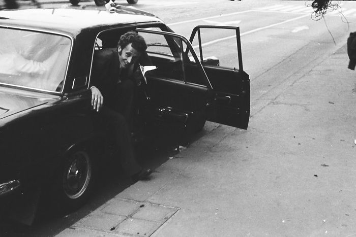 My Dad, On His Wedding Day, Leaving The Car Like An European Movie Star :)