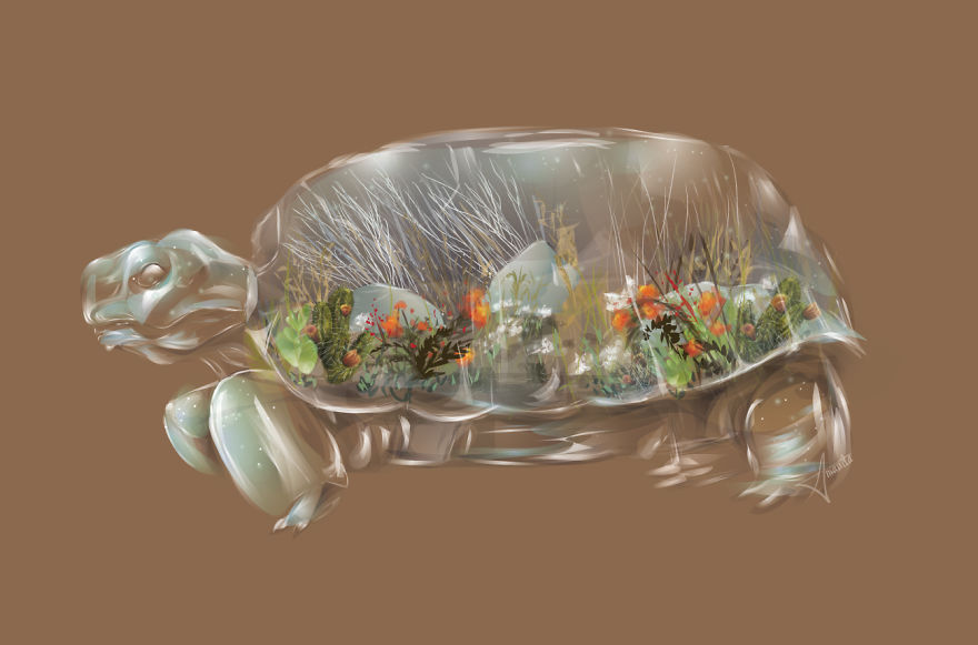 Showcasing Nature Within Glass Animals