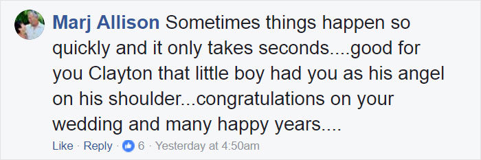 Groom Jumps Into River To Save Drowning Boy, Doesn't Even Take His Suit Jacket Off