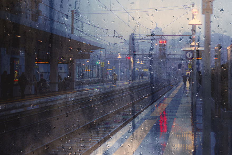 Raindrop Blues Project: I Create Wet Pictures To Dip The Viewer In A Sort Of Oneiric Reality