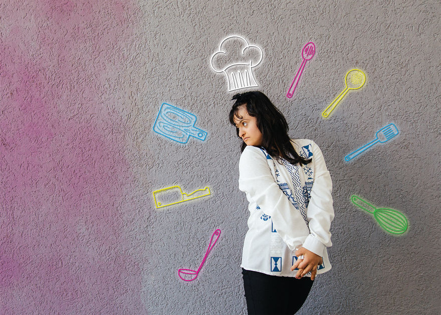 Matilda Is Our Fancy Lady. She Knows To Cook Really Delicious Food; Down Syndrome