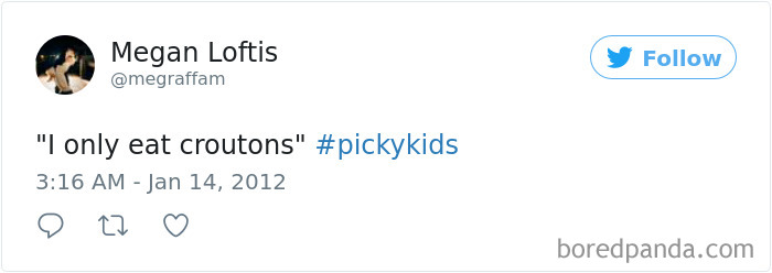 Parenting Food Tweet