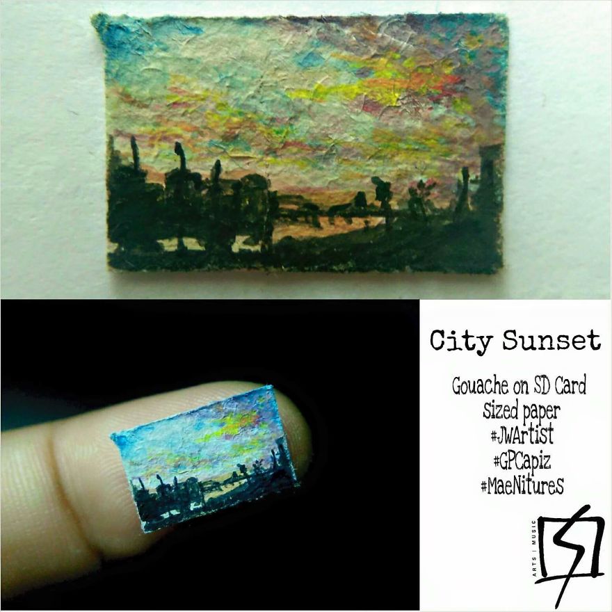 I Paint With Gouache On Rice Grains And Tiny Pieces Of Paper! I Paint With Gouache On Rice Grains And Tiny Pieces Of Paper!