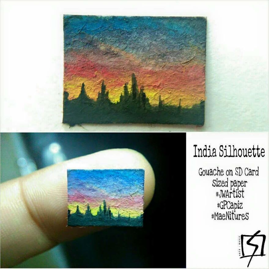 I Paint With Gouache On Rice Grains And Tiny Pieces Of Paper! I Paint With Gouache On Rice Grains And Tiny Pieces Of Paper!