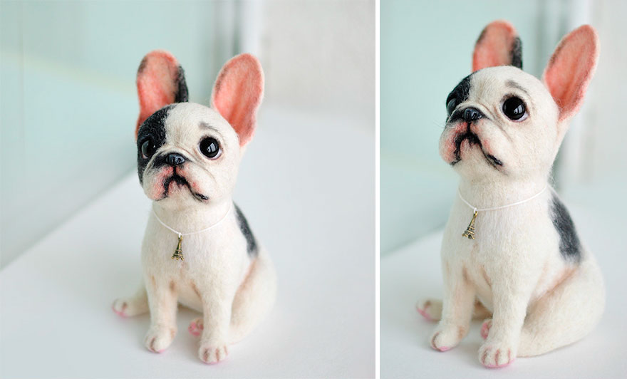 18 Adorable Felted Dogs Created By Mamadocha