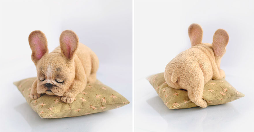 18 Adorable Felted Dogs Created By Mamadocha