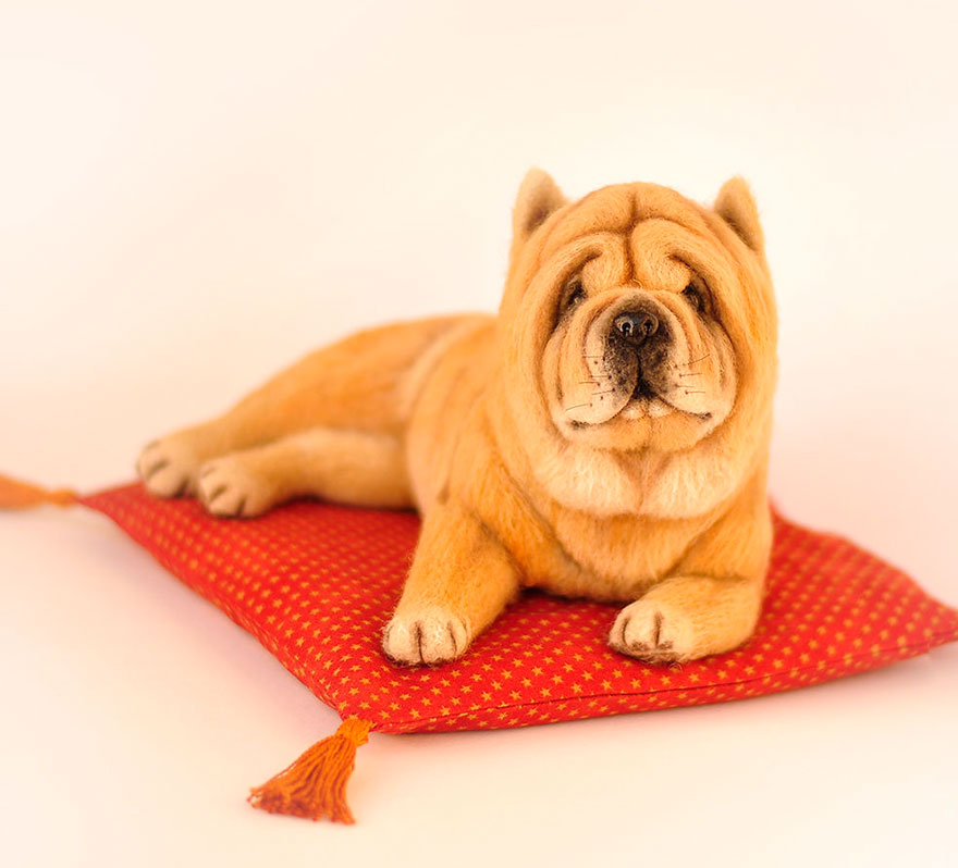 18 Adorable Felted Dogs Created By Mamadocha