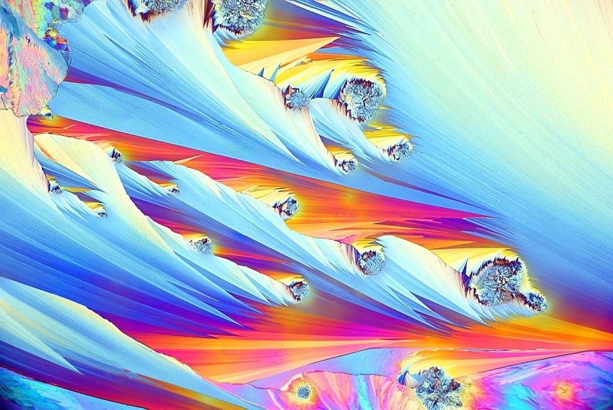 Paracetamol (Common Painkiller) Crystals, Finland, Image Of Distinction