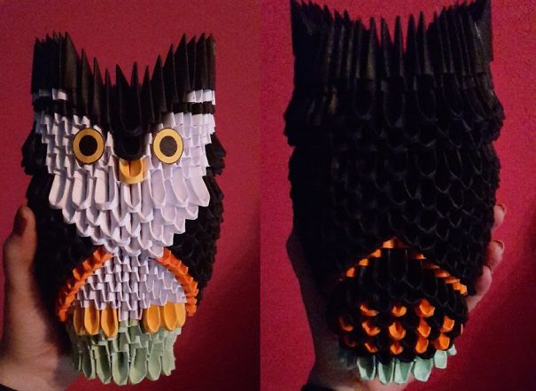 Paper Owl Made By My Boyfriend For Me