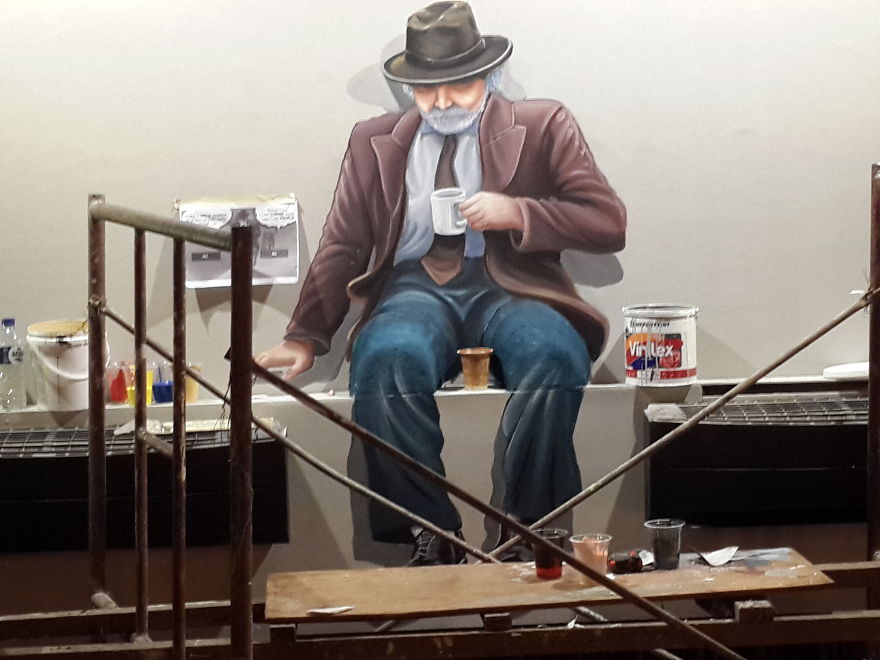 I Created Several Murals To Decorate Suan's Bakery