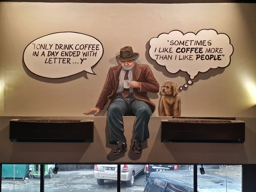 I Created Several Murals To Decorate Suan's Bakery