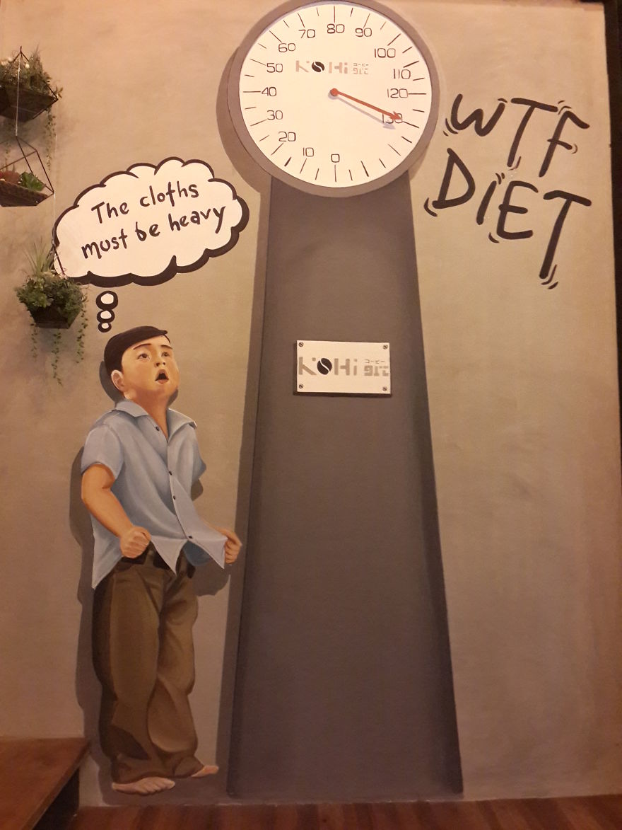 I Created Several Murals To Decorate Suan's Bakery