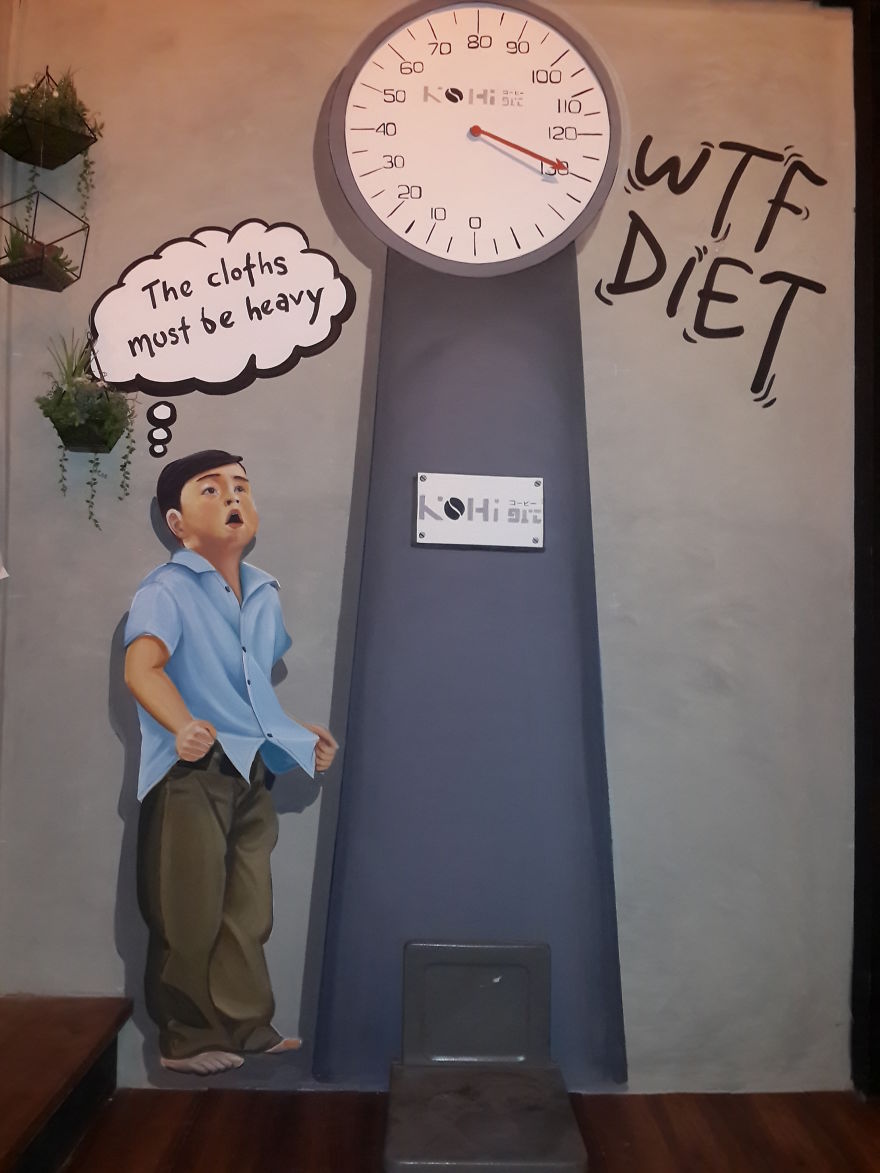 I Created Several Murals To Decorate Suan's Bakery